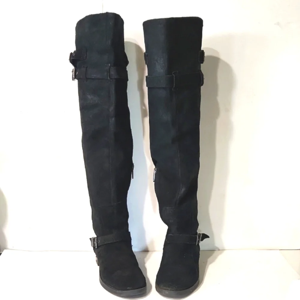Circus by Sam Edelman Suede Black Over-the-Knee Women's Boots Size 7.5